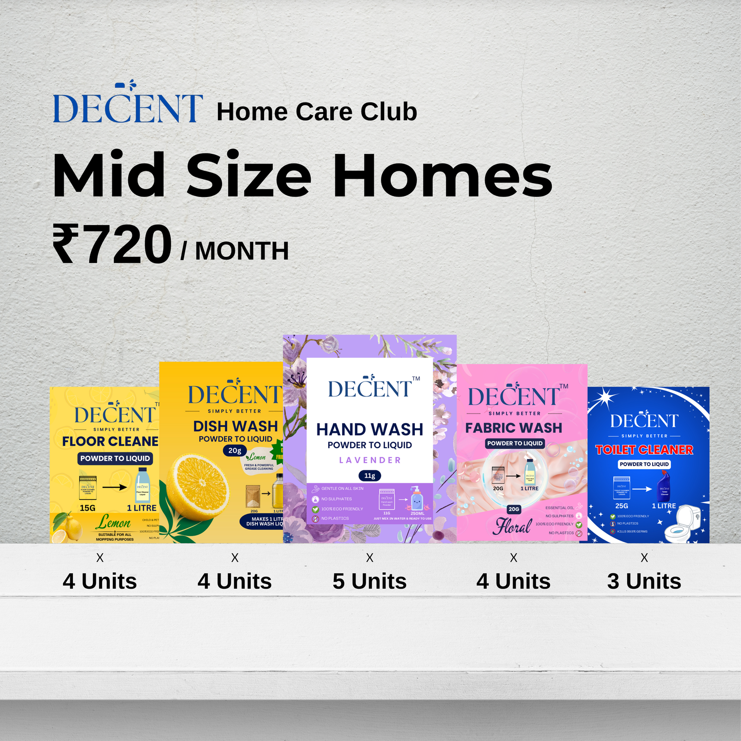 Decent Home Care Mid Size Home Plan