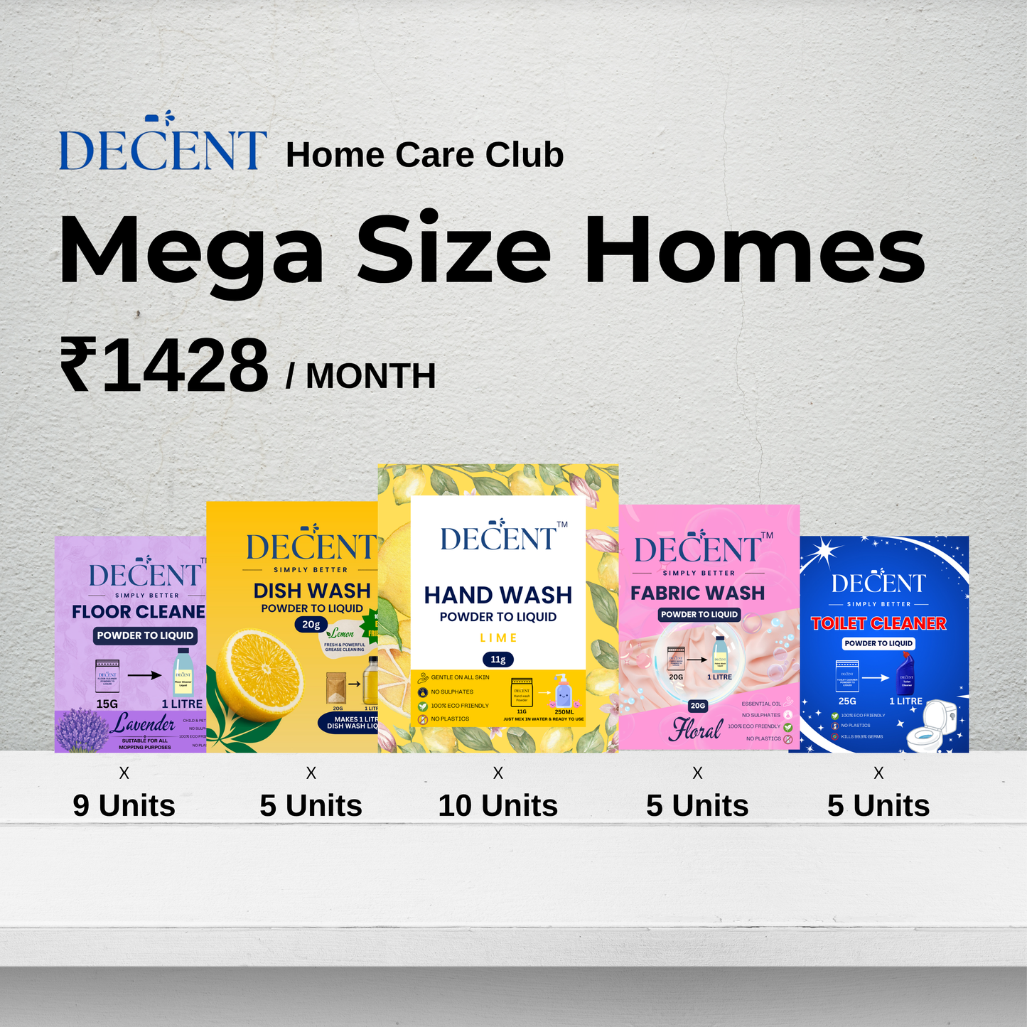 Decent Home Care Mega Size Home Plan