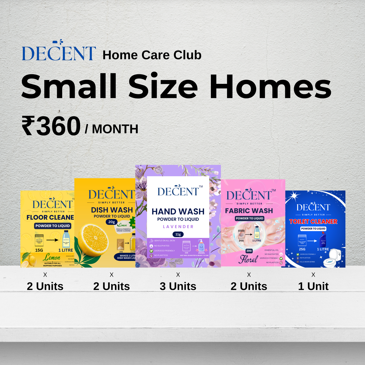 Decent Home Care Small Size Home Plan